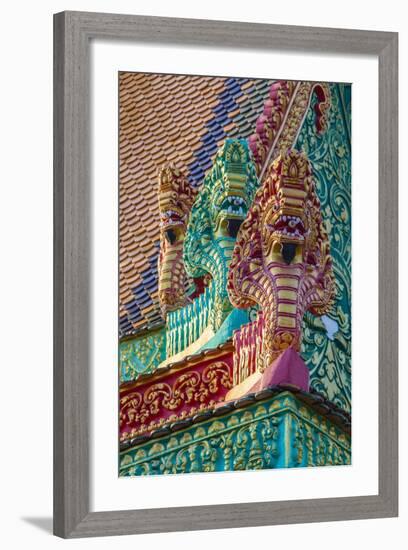 The Hilltop Temple of Wat (Phnom) Hanchey-Michael Nolan-Framed Photographic Print