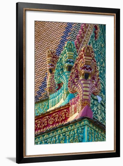 The Hilltop Temple of Wat (Phnom) Hanchey-Michael Nolan-Framed Photographic Print