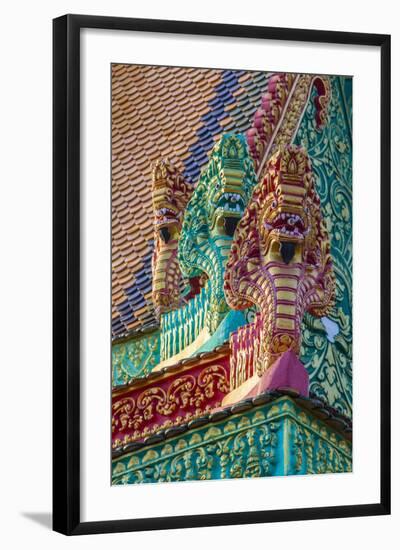 The Hilltop Temple of Wat (Phnom) Hanchey-Michael Nolan-Framed Photographic Print