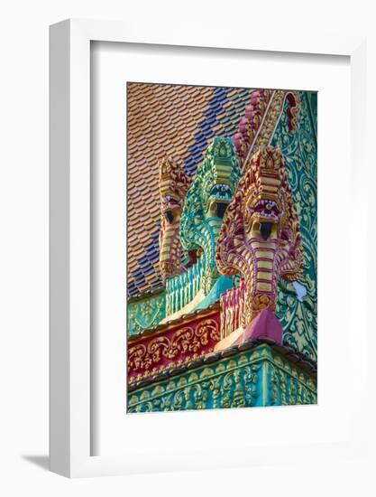 The Hilltop Temple of Wat (Phnom) Hanchey-Michael Nolan-Framed Photographic Print