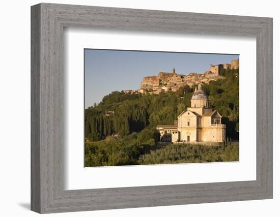 The Hilltop Village of Montepulciano, Tuscany, Italy, Europe-Doug Pearson-Framed Photographic Print