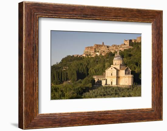 The Hilltop Village of Montepulciano, Tuscany, Italy, Europe-Doug Pearson-Framed Photographic Print