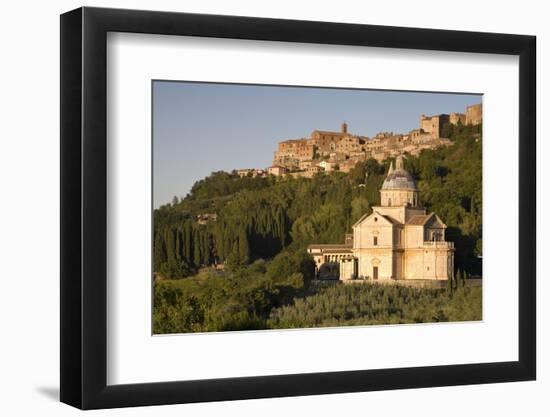 The Hilltop Village of Montepulciano, Tuscany, Italy, Europe-Doug Pearson-Framed Photographic Print