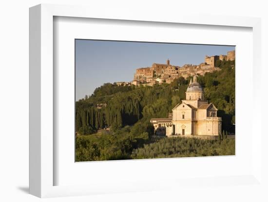 The Hilltop Village of Montepulciano, Tuscany, Italy, Europe-Doug Pearson-Framed Photographic Print