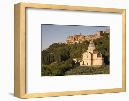 The Hilltop Village of Montepulciano, Tuscany, Italy, Europe-Doug Pearson-Framed Photographic Print