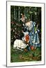 The Hind in the Wood, In the Forest, c.1900-Walter Crane-Mounted Art Print