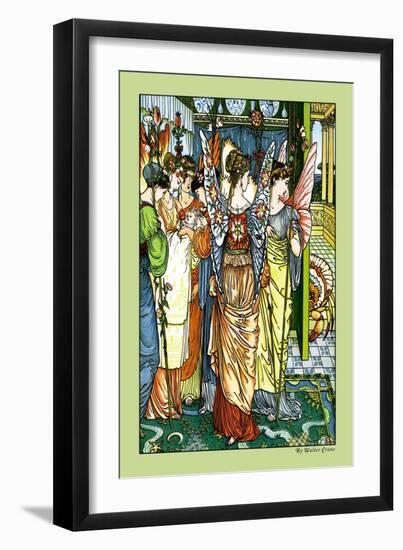 The Hind in the Wood, The Baby, c.1900-Walter Crane-Framed Art Print