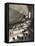 The Hindenburg Zeppelin - 1936 Olympics-null-Framed Premier Image Canvas