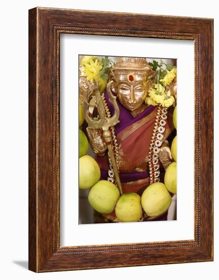 The Hindu Goddess Durga at Diwali Celebration at the Paris Ganesh Temple, Paris, France, Europe-Godong-Framed Photographic Print