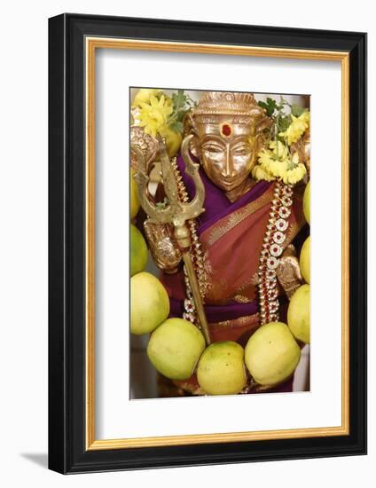 The Hindu Goddess Durga at Diwali Celebration at the Paris Ganesh Temple, Paris, France, Europe-Godong-Framed Photographic Print