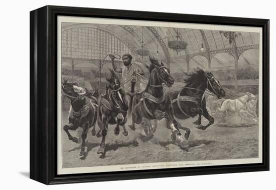 The Hippodrome at Olympia, the National Agricultural Hall, Kensington, the Chariot-Race-null-Framed Premier Image Canvas