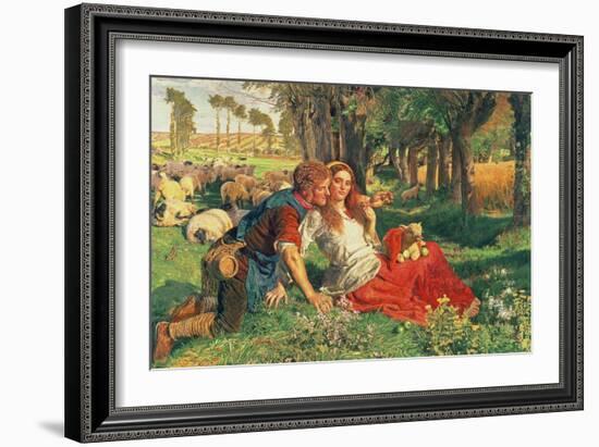 The Hireling Shepherd, 1851-William Holman Hunt-Framed Giclee Print