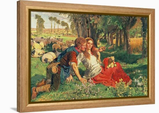 The Hireling Shepherd, 1851-William Holman Hunt-Framed Premier Image Canvas