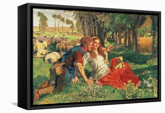 The Hireling Shepherd, 1851-William Holman Hunt-Framed Premier Image Canvas