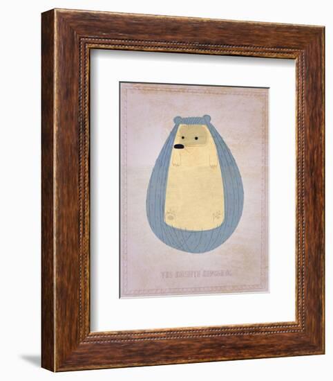 The Hirsute Hedgehog-John Golden-Framed Art Print