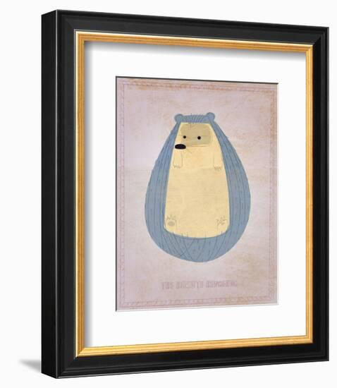 The Hirsute Hedgehog-John Golden-Framed Art Print