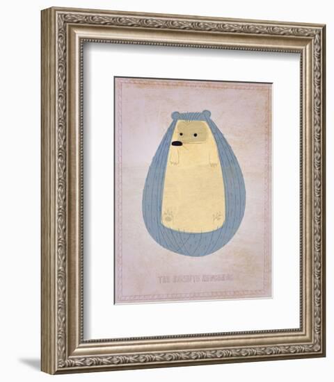 The Hirsute Hedgehog-John W^ Golden-Framed Art Print