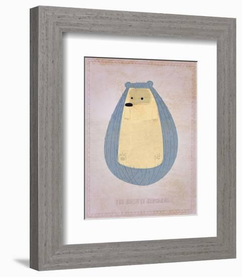 The Hirsute Hedgehog-John W^ Golden-Framed Art Print