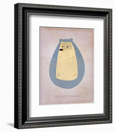 The Hirsute Hedgehog-John W^ Golden-Framed Art Print