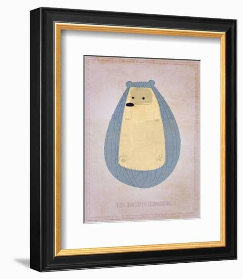 The Hirsute Hedgehog-John W^ Golden-Framed Art Print