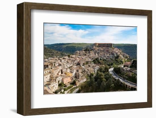 The Historic Hill Town of Ragusa Ibla, Ragusa, UNESCO World Heritage Site, Sicily, Italy, Europe-Martin Child-Framed Photographic Print