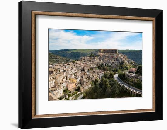 The Historic Hill Town of Ragusa Ibla, Ragusa, UNESCO World Heritage Site, Sicily, Italy, Europe-Martin Child-Framed Photographic Print