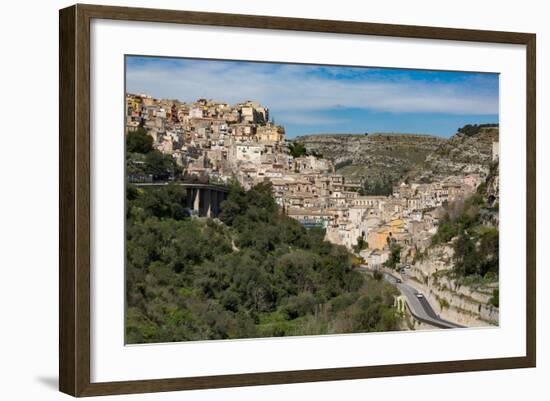 The Historic Hill Town of Ragusa Ibla, Ragusa, UNESCO World Heritage Site, Sicily, Italy, Europe-Martin Child-Framed Photographic Print