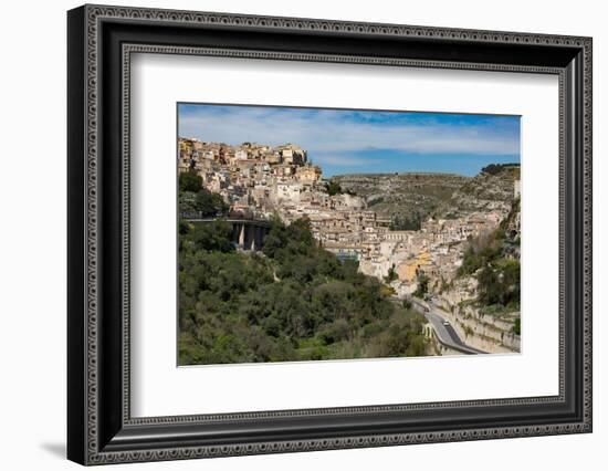 The Historic Hill Town of Ragusa Ibla, Ragusa, UNESCO World Heritage Site, Sicily, Italy, Europe-Martin Child-Framed Photographic Print