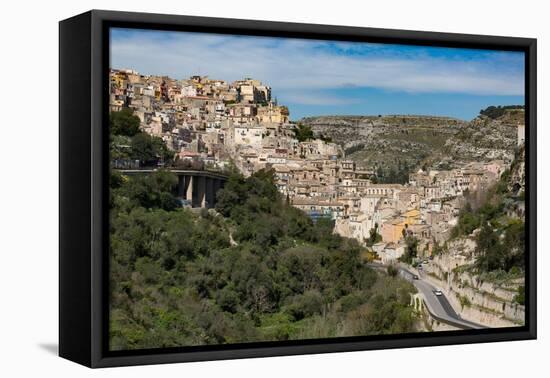 The Historic Hill Town of Ragusa Ibla, Ragusa, UNESCO World Heritage Site, Sicily, Italy, Europe-Martin Child-Framed Premier Image Canvas