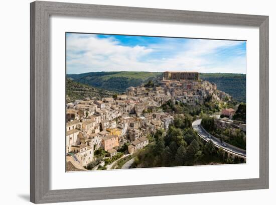 The Historic Hill Town of Ragusa Ibla, Ragusa, UNESCO World Heritage Site, Sicily, Italy, Europe-Martin Child-Framed Photographic Print