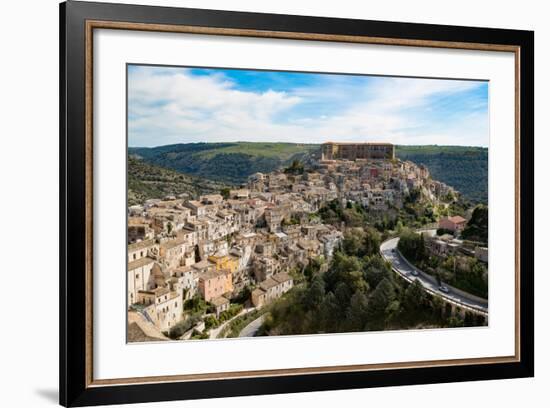 The Historic Hill Town of Ragusa Ibla, Ragusa, UNESCO World Heritage Site, Sicily, Italy, Europe-Martin Child-Framed Photographic Print