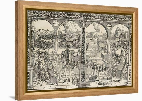 The History of Elector Friedrich I Palatine-null-Framed Premier Image Canvas