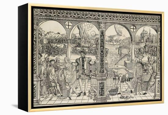 The History of Elector Friedrich I Palatine-null-Framed Premier Image Canvas