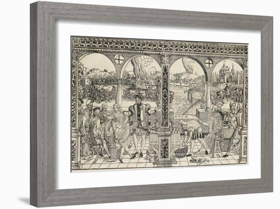 The History of Elector Friedrich I Palatine-null-Framed Giclee Print