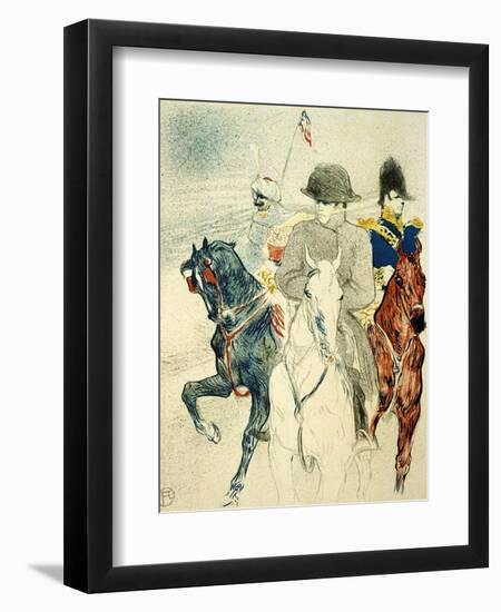 The History of Napoleon I' (Rejected Design of a Poster to the Boo), 1895-Henri de Toulouse-Lautrec-Framed Giclee Print