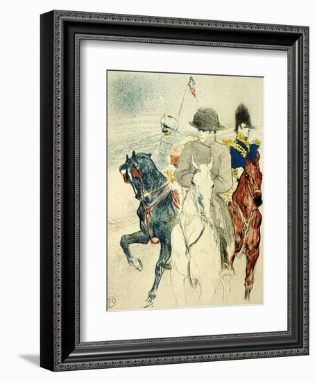 The History of Napoleon I' (Rejected Design of a Poster to the Boo), 1895-Henri de Toulouse-Lautrec-Framed Giclee Print