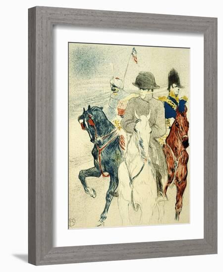 The History of Napoleon I' (Rejected Design of a Poster to the Boo), 1895-Henri de Toulouse-Lautrec-Framed Giclee Print