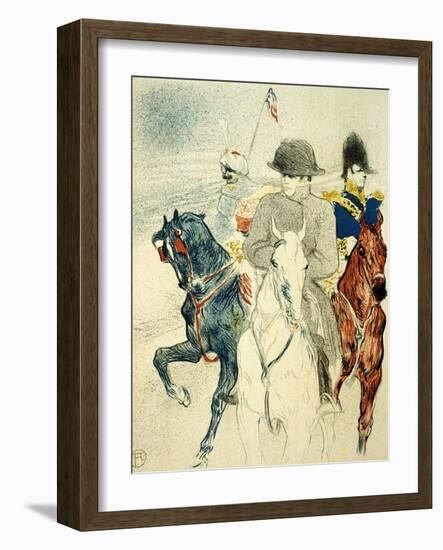 The History of Napoleon I' (Rejected Design of a Poster to the Boo), 1895-Henri de Toulouse-Lautrec-Framed Giclee Print