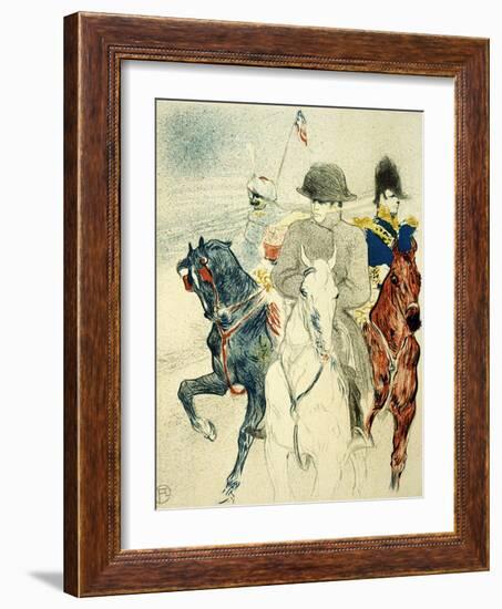 The History of Napoleon I' (Rejected Design of a Poster to the Boo), 1895-Henri de Toulouse-Lautrec-Framed Giclee Print