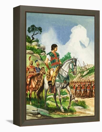 The History of Our Wonderful World: Alexander the Great-Peter Jackson-Framed Premier Image Canvas