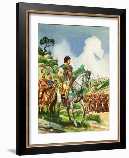 The History of Our Wonderful World: Alexander the Great-Peter Jackson-Framed Giclee Print