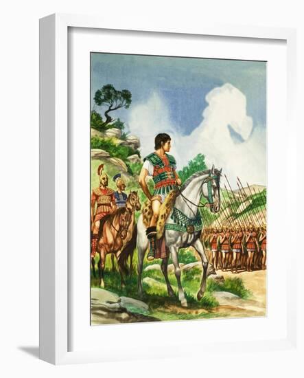 The History of Our Wonderful World: Alexander the Great-Peter Jackson-Framed Giclee Print