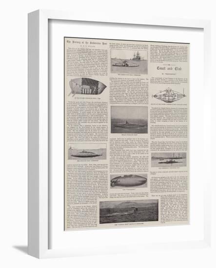 The History of the Submarine Boat-null-Framed Giclee Print