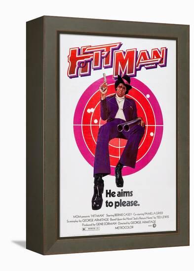 The Hit Man, Bernie Casey, 1972-null-Framed Stretched Canvas