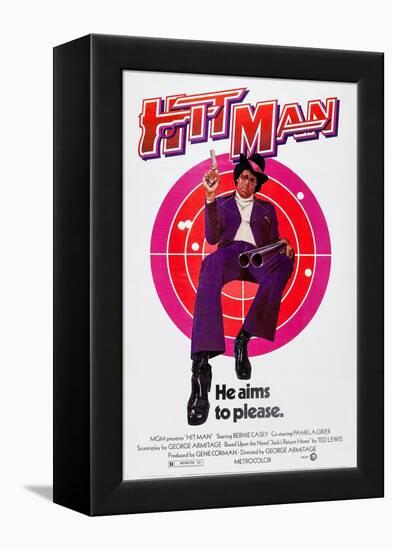 The Hit Man, Bernie Casey, 1972-null-Framed Stretched Canvas