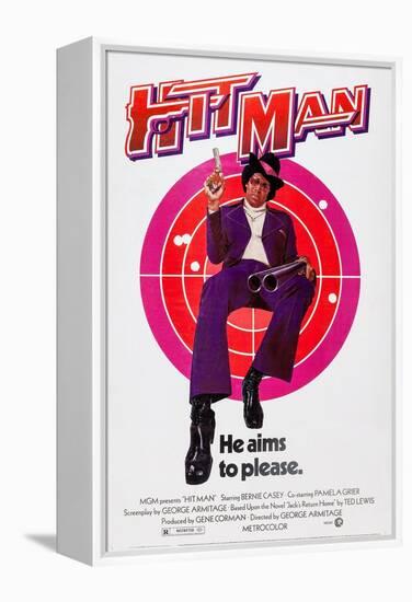 The Hit Man, Bernie Casey, 1972-null-Framed Stretched Canvas