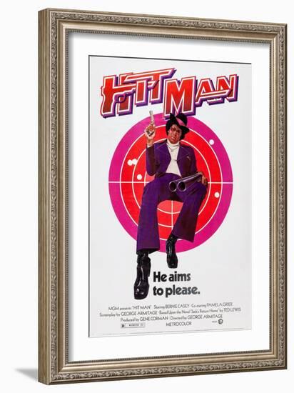 The Hit Man, Bernie Casey, 1972-null-Framed Art Print