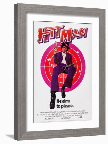 The Hit Man, Bernie Casey, 1972-null-Framed Art Print