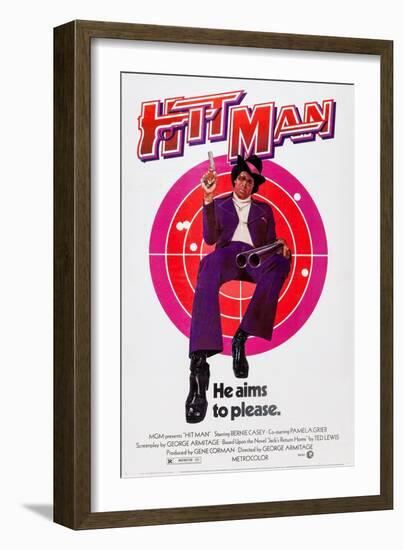 The Hit Man, Bernie Casey, 1972-null-Framed Art Print