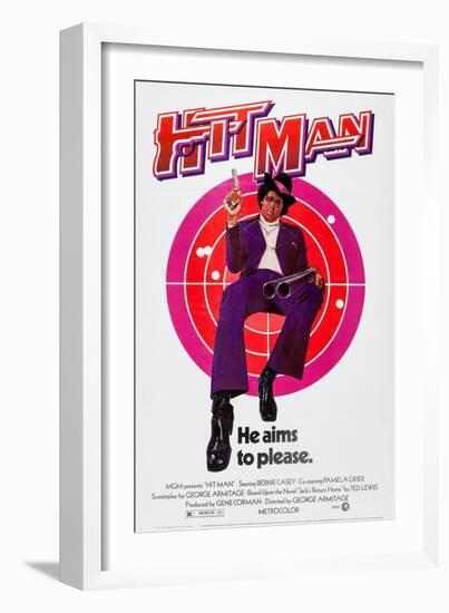 The Hit Man, Bernie Casey, 1972-null-Framed Art Print